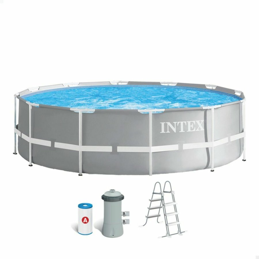 Pool Aftageligt Intex Prism Frame 366 x 99 x 366 cm 8592 l #1