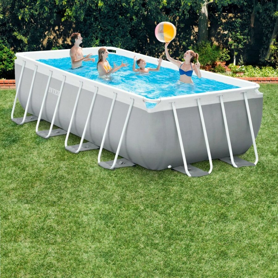 Pool Aftageligt Intex Prism Frame 10.874 l Gr 488 x 244 x 107 cm #2