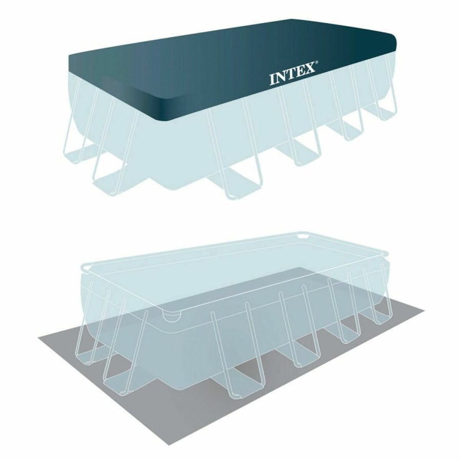 Pool Aftageligt Intex Prism Frame 10.874 l Gr 488 x 244 x 107 cm #5