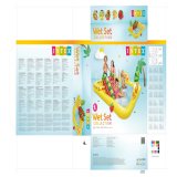 Oppustelig Pool til Brn Intex 57158NP Frugter 244 x 191 x 91 cm Legeplads #4