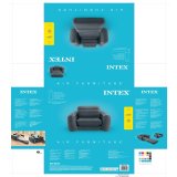 Oppustelig Sovesofa Intex Pull-Out 177 x 66 x 224 cm Gr� #4