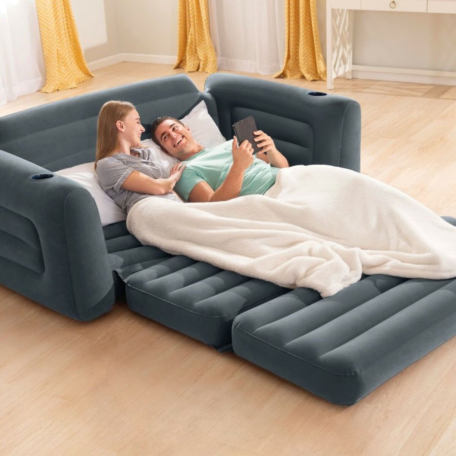 Oppustelig Sovesofa Intex Pull-Out 203 x 66 x 224 cm Gr� #6