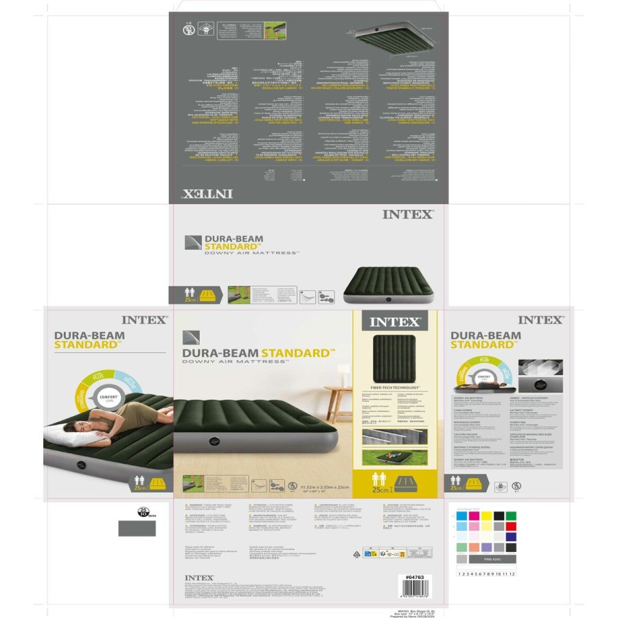 Luftmadras Intex 152 x 25 x 203 cm #16