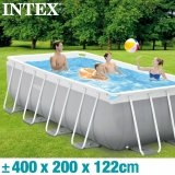 Pool Aftageligt Intex 8.418 l Rektangulr 400 x 200 x 122 cm #2