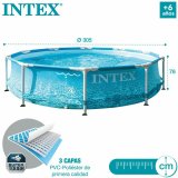 Pool Aftageligt Intex Frame 4485 L 305 x 76 cm #5