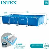 Pool Aftageligt Intex Frame 7127 L Rektangulr 450 X 220 X 84 CM #3