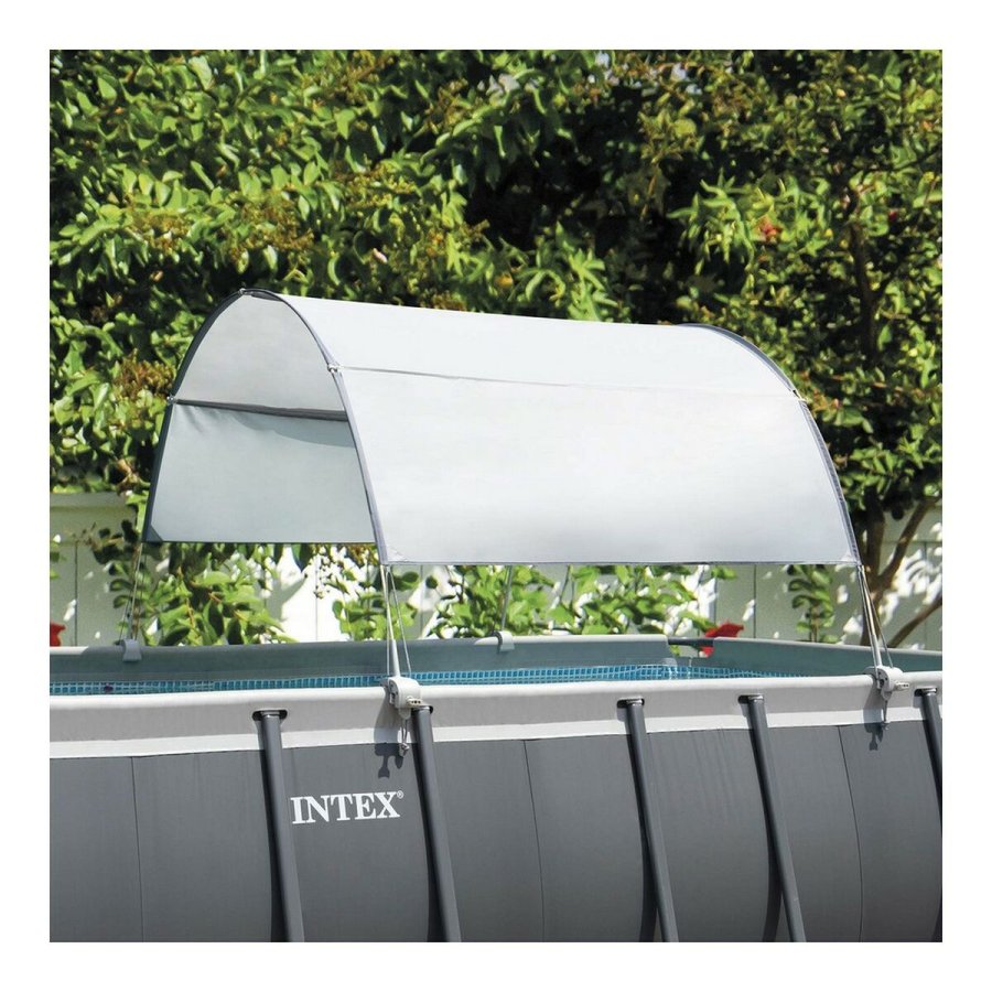 Swimmingpool Cover Intex 28054 Hvid #1