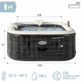Oppustelige Spa Colorbaby Purespa Burbujas Greystone Deluxe 795 L #2