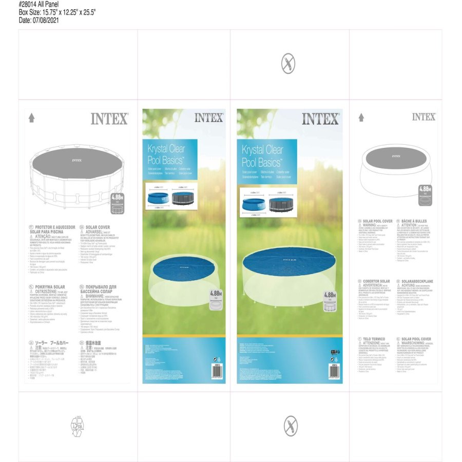 Swimmingpool Cover Intex 28014 Cirkulr Solar  488 cm #2