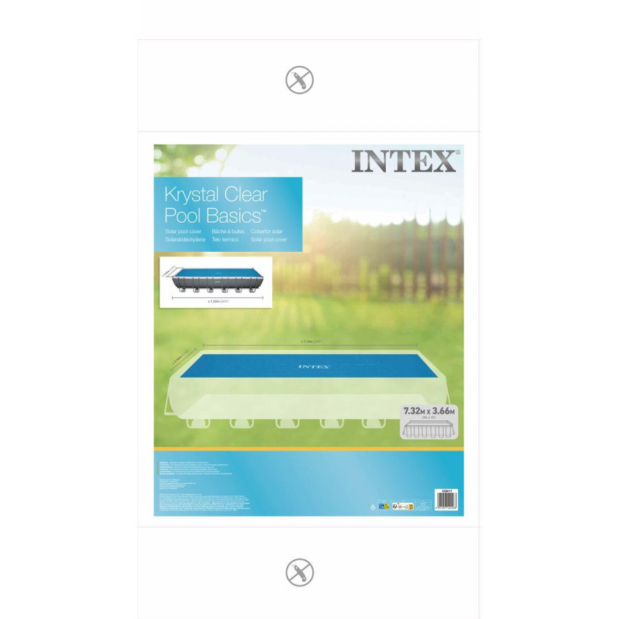 Swimmingpool Cover Intex 28017 Solar 732 x 366 cm #4