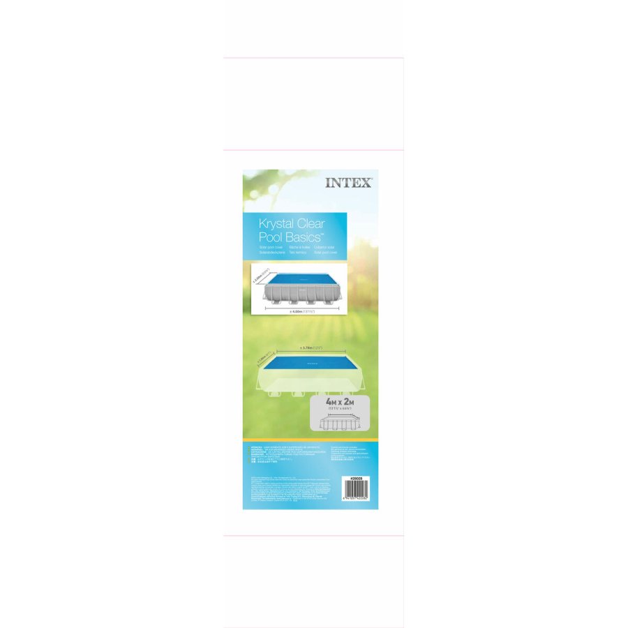Swimmingpool Cover Intex 28028 400 x 200 cm Solar Rektangulr #3