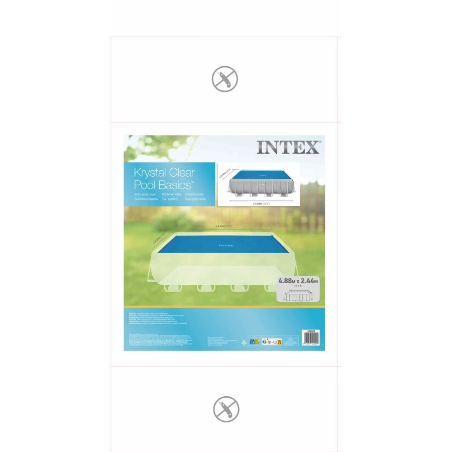 Swimmingpool Cover Intex 28029 Rektangulr Solar 476 x 234 cm #4