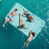 Luftmadras Intex Water Lounge 310 x 183 cm Hvid Turkisbl #5