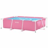 Pool Aftageligt Intex 220 x 150 x 60 cm Pink 1662 L #1