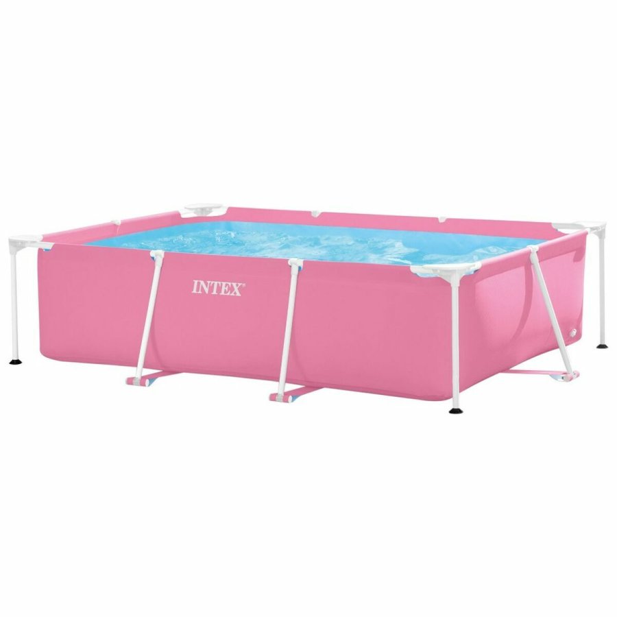 Pool Aftageligt Intex 220 x 150 x 60 cm Pink 1662 L #1