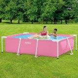Pool Aftageligt Intex 220 x 150 x 60 cm Pink 1662 L #2