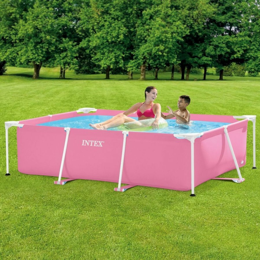 Pool Aftageligt Intex 220 x 150 x 60 cm Pink 1662 L #2