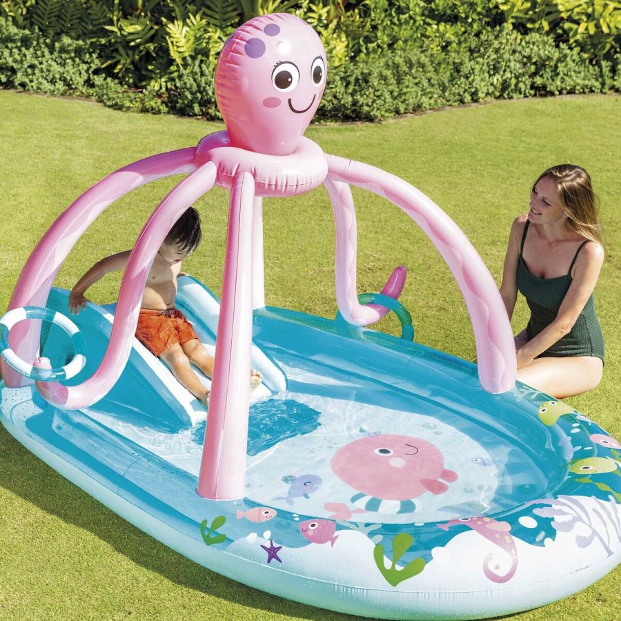 Oppustelig Pool til Brn Intex 229 L Blksprutte 243 x 183 x 150 cm #7