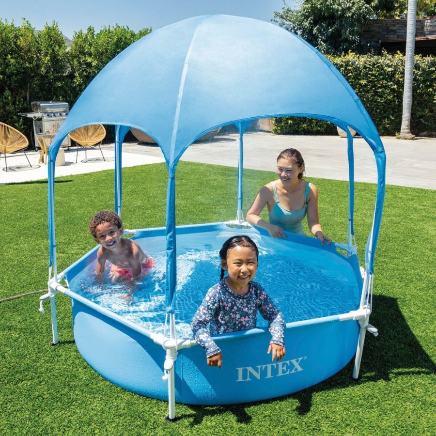 Pool Aftageligt Intex 183 x 38 x 183 cm #5
