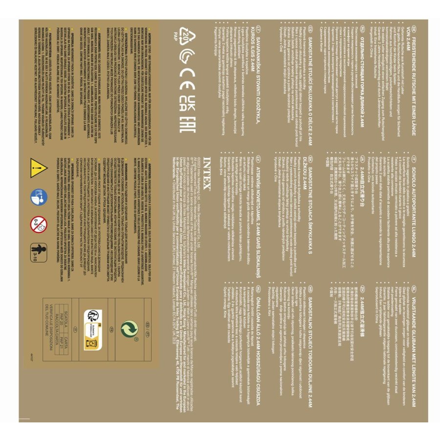 Pool k�lk Intex 84 x 147 x 251 cm #4