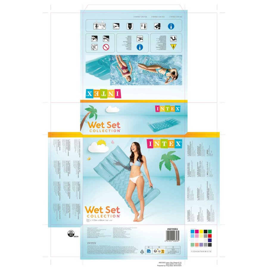 Luftmadras Intex 89 x 173 cm Gennemsigtig #7