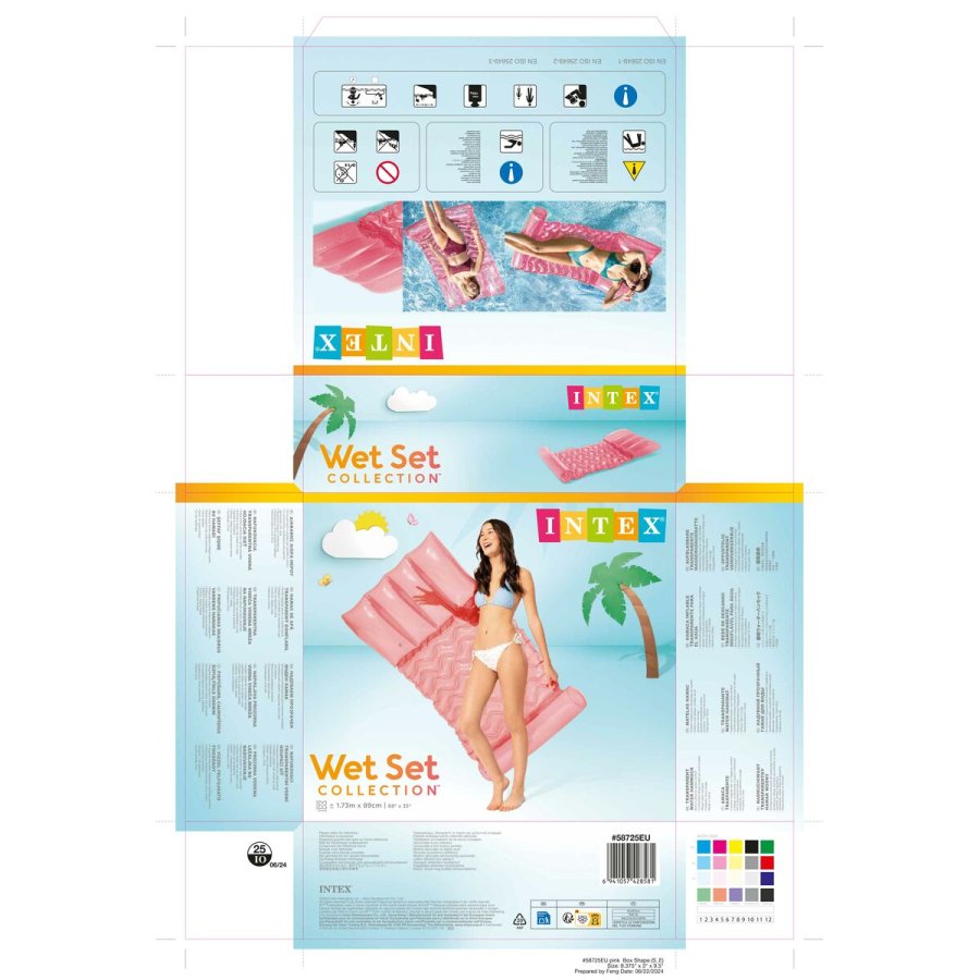 Luftmadras Intex 89 x 173 cm Gennemsigtig #2
