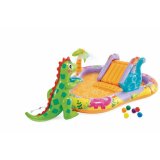 Oppustelig Pool til Brn Intex Dino Park 201 x 157 x 69 cm #5