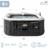 Oppustelige Spa Intex 4 personer 795 L #4