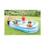 Oppustelig Pool Intex 56483 770 L (262 x 175 x 56 cm) Bl/hvid 262 x 175 x 56 cm #3