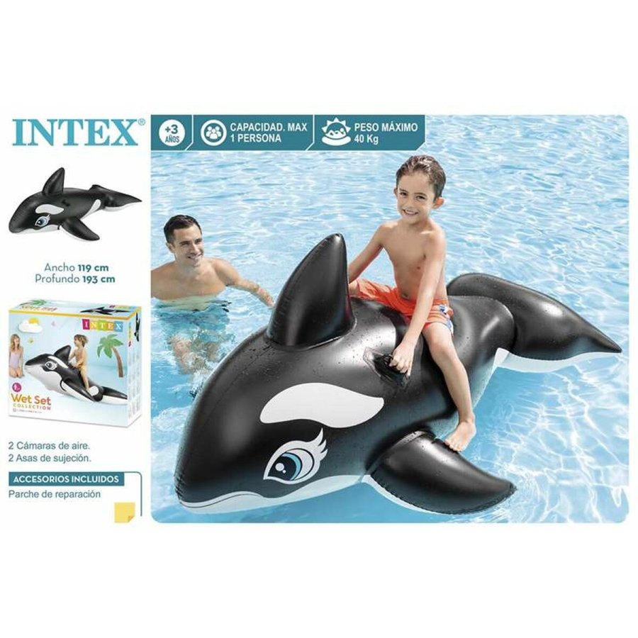 Oppustelig Intex     Hval 193 x 119 cm #4