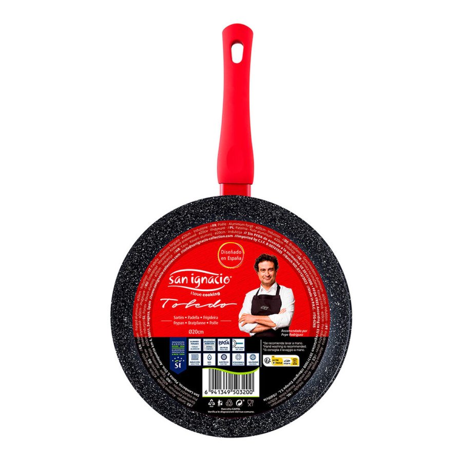 Stegepande San Ignacio toledo Smedet aluminium Sort � 20 cm #6