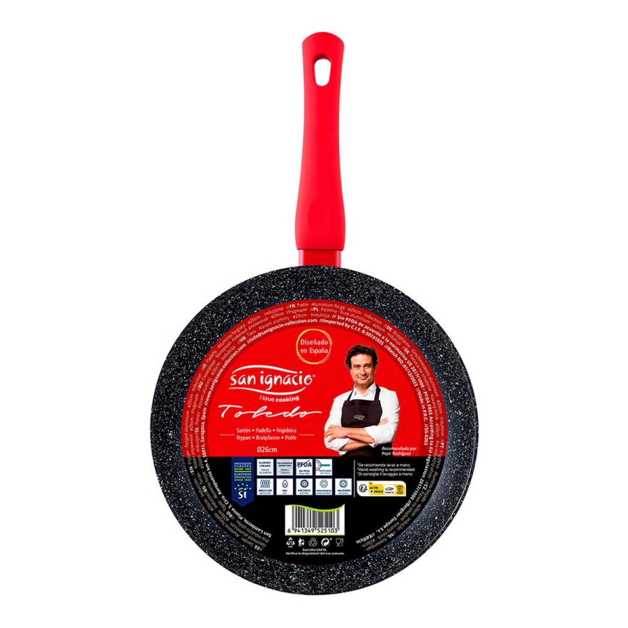 Stegepande San Ignacio toledo Smedet aluminium Sort #5