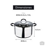 Slow cooker Masterpro bgmp-1506  28 cm (9,5 L) #4