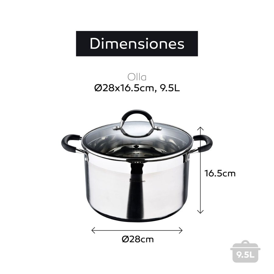 Slow cooker Masterpro bgmp-1506  28 cm (9,5 L) #4