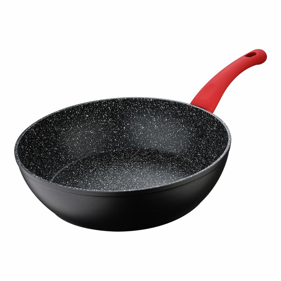 Wok Pande San Ignacio Toledo SG-6252  28 cm Sort Aluminium #1