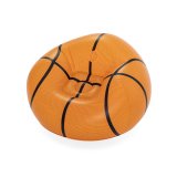 Oppustelige lnestol Bestway Orange 114 x 112 x 66 cm Basketball #1