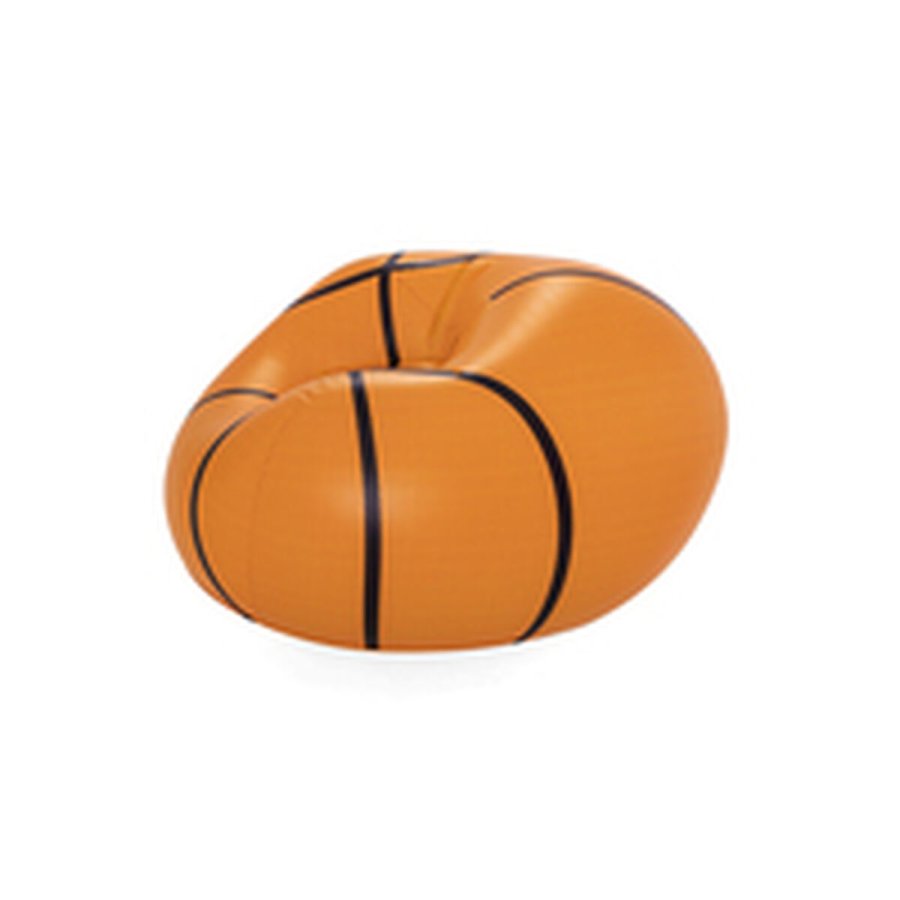 Oppustelige lnestol Bestway Orange 114 x 112 x 66 cm Basketball #6