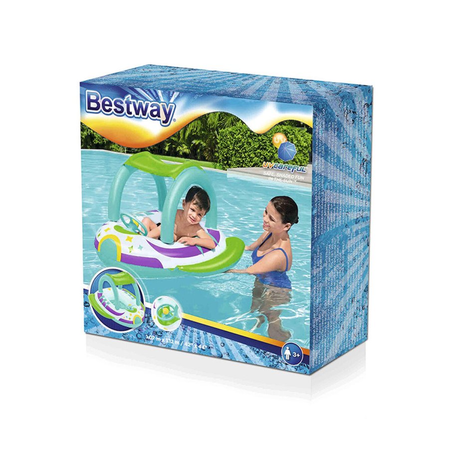 Oppusteligt Skib Bestway Rumskib 107 x 112 cm 95 x 98 x 96 cm (1 enheder) #2