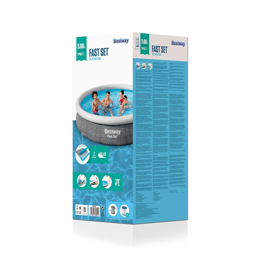Oppustelig Pool Bestway Gr 5377 L 366 x 76 cm #4