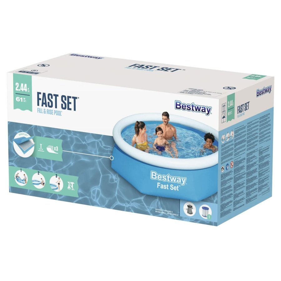 Oppustelig Pool Bestway Bl 1880 L 244 x 61 cm #7