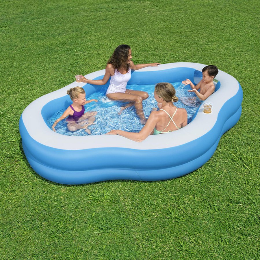 Oppustelig Pool Bestway Multifarvet 270 x 198 x 51 cm #3