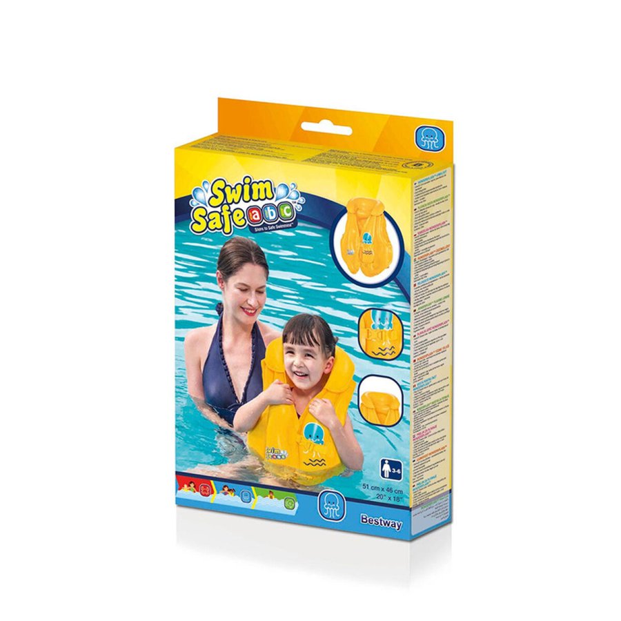 Oppustelig svmmevest Bestway 51 x 46 cm Blksprutte #2
