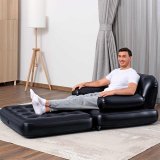Oppustelige lnestol Bestway 191 x 38 x 25 cm Sort #3