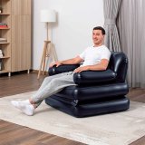 Oppustelige lnestol Bestway 191 x 38 x 25 cm Sort #4