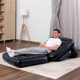 Oppustelige lnestol Bestway 191 x 38 x 25 cm Sort #5