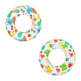 Oppustelig flyder Bestway Multifarvet 53 x 53 x 12 cm #1