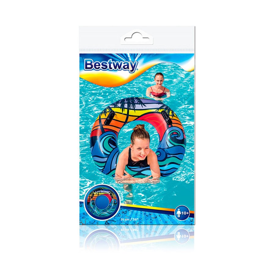 Oppustelig flyder Bestway  91 cm Multifarvet #2