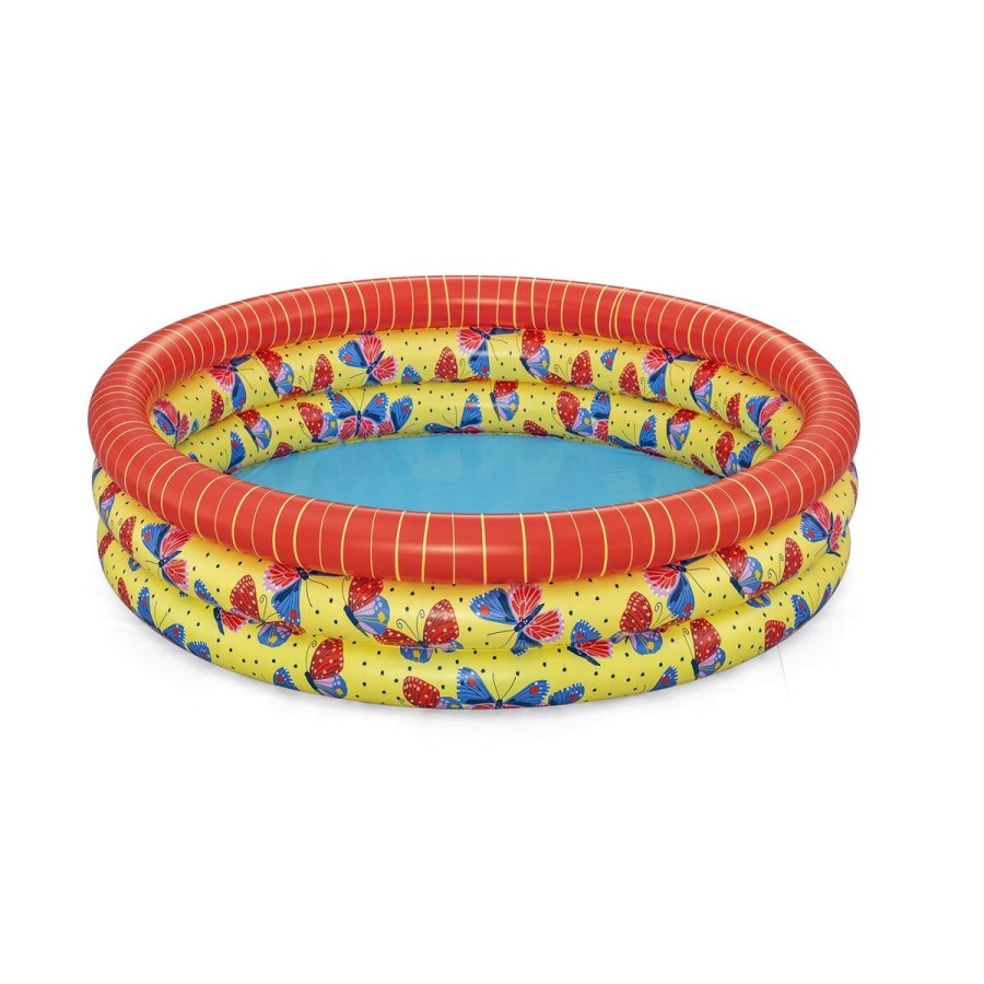 Oppustelig Pool til Brn Bestway Sommerfugle 168 x 38 cm #7