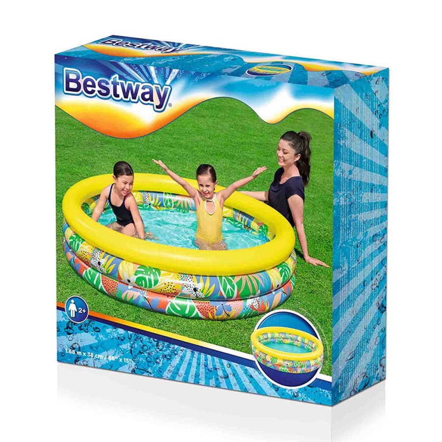 Oppustelig Pool til Brn Bestway 168 x 38 cm #2
