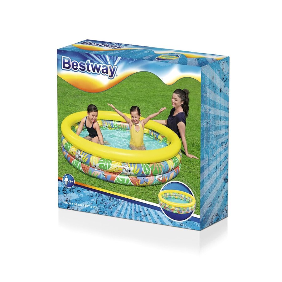 Oppustelig Pool til Brn Bestway 168 x 38 cm #6